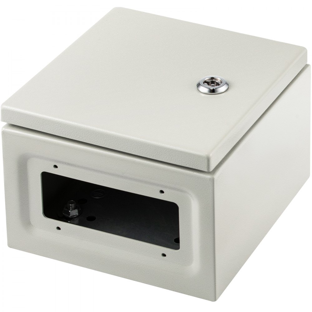 VEVOR NEMA Metal Case, 8x8x6'' NEMA 4X Metal Electric Enclosure, IP66 Water & Dust Resistant, Suitable for Both Outdoor & Indoor Electrical Connections