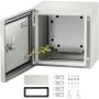 VEVOR NEMA Steel Enclosure, 8 x 8 x 6\'\' NEMA 4X Steel Electrical Box, IP66 Waterproof & Dustproof, Outdoor / Indoor Electrical Junction Box