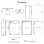 VEVOR Carbon Steel Electrical Box, 16x12x6 inches, Hinged Cover, IP66 Waterproof & Dust Resistant, Suitable for Outdoor Use, Includes Mounting Plate
