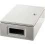 VEVOR Carbon Steel Electrical Box, 16x12x6 inches, Hinged Cover, IP66 Waterproof & Dust Resistant, Suitable for Outdoor Use, Includes Mounting Plate