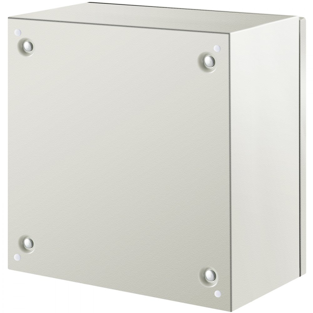 VEVOR NEMA Steel Enclosure, 40 x 40 x 20 cm NEMA 4X Steel Electrical Box, IP66 Waterproof & Dustproof, Outdoor/Indoor Electrical Junction Box, with Mounting Plate