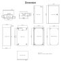 VEVOR NEMA Steel Enclosure, 50 x 30 x 25 cm NEMA 4X Steel Electrical Box, IP66 Waterproof & Dustproof, Outdoor/Indoor Electrical Junction Box, with Mounting Plate