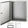 VEVOR NEMA Steel Enclosure, 20 x 16 x 6\'\' NEMA 4X Steel Electrical Box, IP66 Waterproof & Dustproof, Outdoor/Indoor Electrical Junction Box, with Mounting Plate