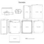 VEVOR NEMA Steel Enclosure, 20 x 16 x 10\'\' NEMA 4X Steel Electrical Box, IP66 Waterproof & Dustproof, Outdoor/Indoor Electrical Junction Box, with Mounting Plate