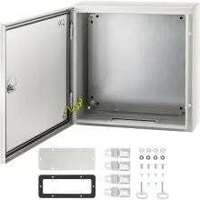 VEVOR Steel Electrical Box Electrical Enclosure Box 20x20x6'' Carbon Steel IP65