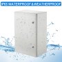 VEVOR Steel Electrical Box Electrical Enclosure Box 24x16x8'' Carbon Steel IP65
