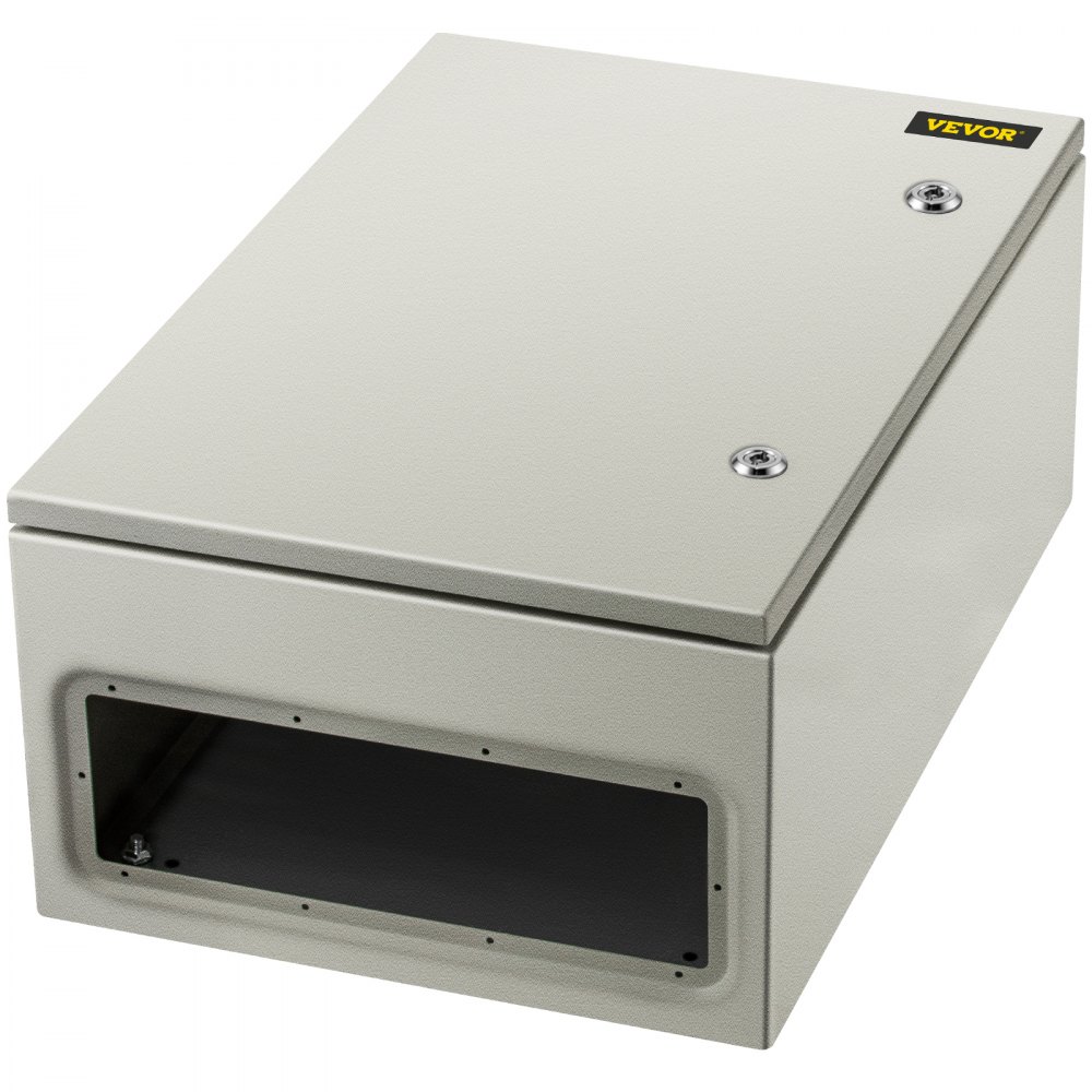 VEVOR NEMA Steel Enclosure,60 x 40 x 25 cm NEMA 4X Steel Electrical Box, IP66 Waterproof & Dustproof, Outdoor/Indoor Electrical Junction Box, with Mounting Plate