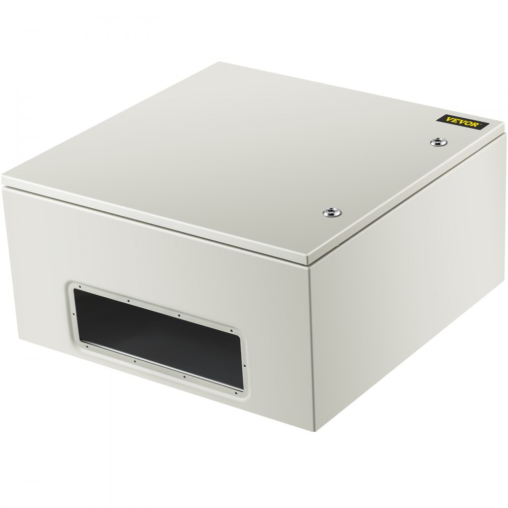 VEVOR NEMA Metal Case, 24 x 24 x 12 in, NEMA 4X Metal Electric Enclosure, IP66 Water & Dust Resistant, Suitable for Both Outdoor & Indoor Use, Includes Mounting Plate