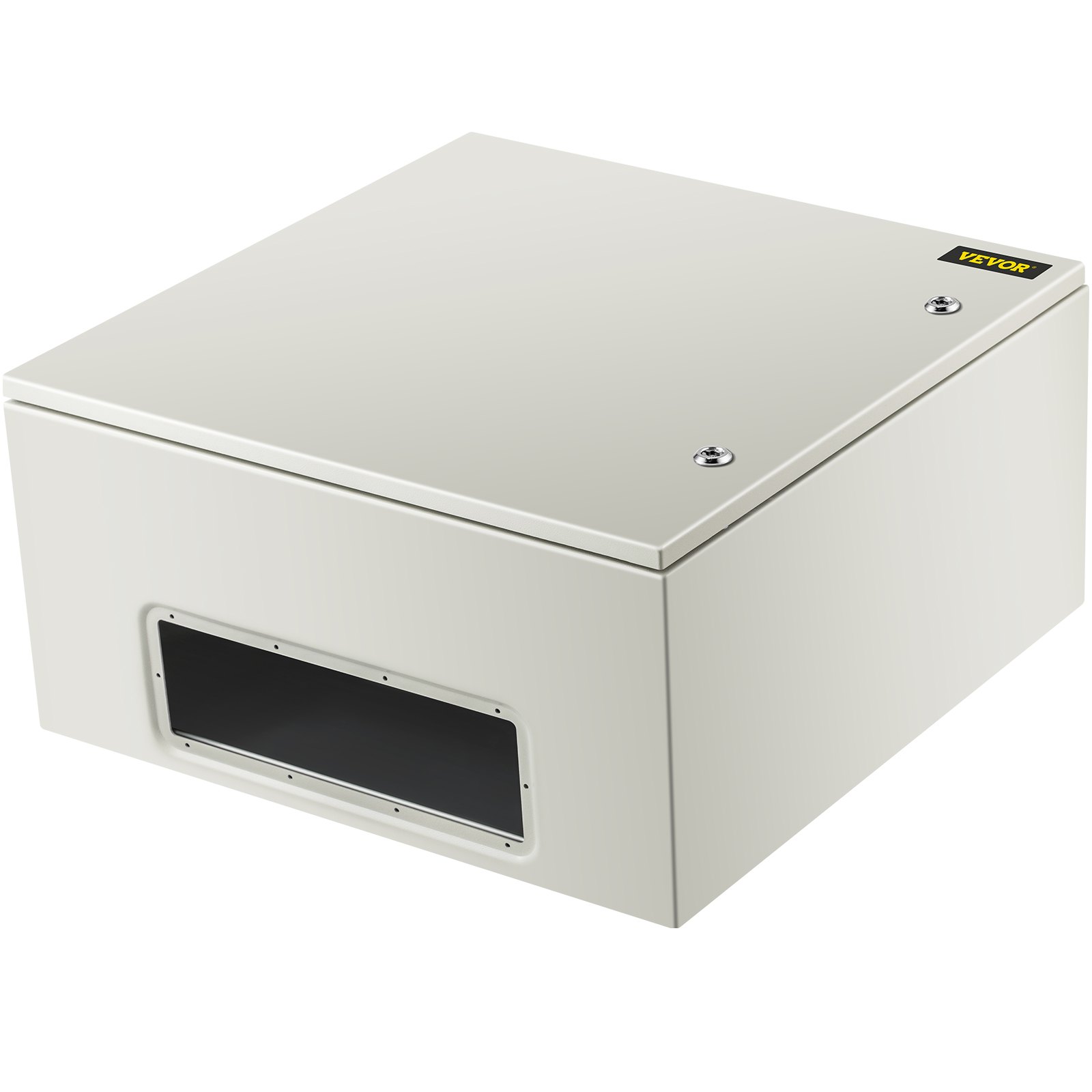 VEVOR NEMA Metal Case, 24x24x12'' NEMA 4X Metal Electric Enclosure, IP66 Water & Dust Resistant, Suitable for Both Outdoor & Indoor Use, Includes Mounting Plate