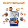 VEVOR Portable Oven, 12V Car Food Warmer, 2QT 55W Portable Mini Personal Microwave, Electric Heated Lunch Box for Camping, Travel, Compatible with Glass, Ceramic, Foil Containers (Blue)
