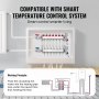 VEVOR 7-grenet strålevarmemanifold 1/2" PEX-rør gulvvarmemanifoldsett