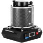 VEVOR Gold Melting Furnace, 1350W, 1150℃ Max Temperature, Digital Electric Melting Furnace Machine, with 1 kg Ceramic Crucible, for Casting Refining Precious Metals, Melts Gold, Silver, Aluminum