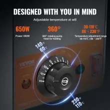VEVOR Dispensador eléctrico de queso con bomba, calentador comercial de caramelo caliente de 2,3 cuartos, dispensador de bomba calentada de acero inoxidable, calentador de salsa de queso Nacho ajustable a temperatura de 86-230 ℉, para caramelo de queso caliente