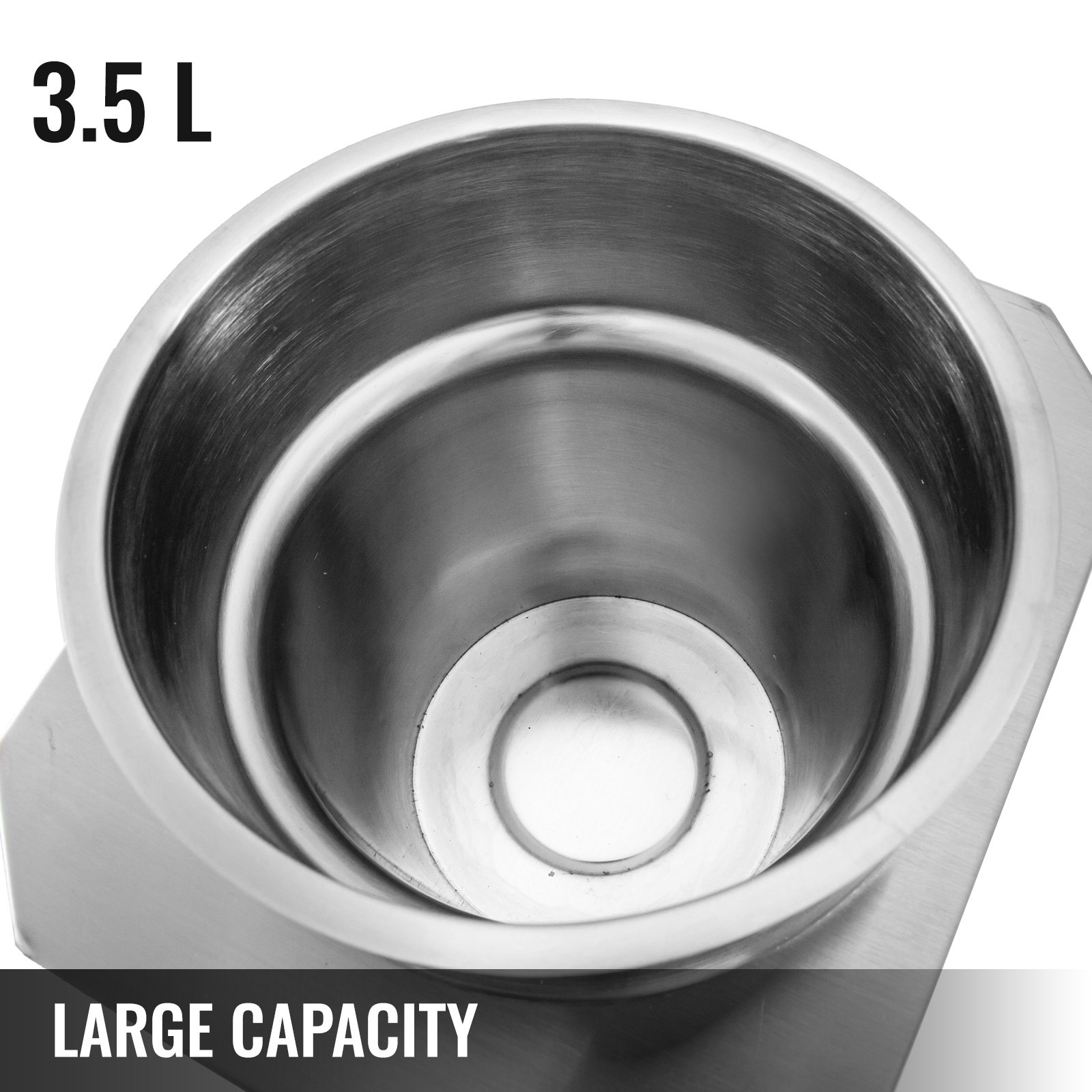 VEVOR Hot Fudge Warmer, Hot Fudge Dispenser, 3 Qt Cheese Warmer Dispenser, 650 W