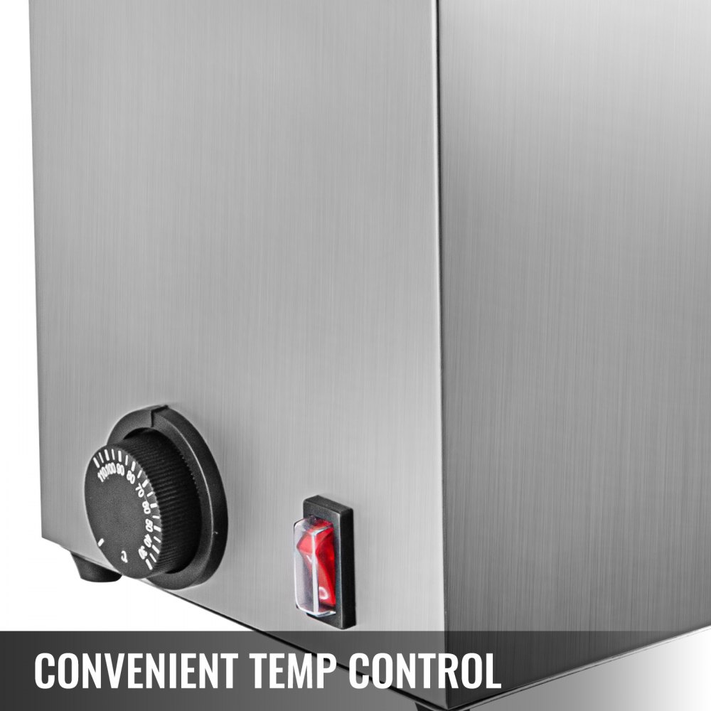 VEVOR Hot Fudge Warmer with Pump Hot Fudge Dispenser 2.2 Qt Hot Cheese Dispenser