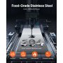 2.4L Electric Cheese Dispenser with Pump Commercial Hot Fudge Warmer 86℉-230℉