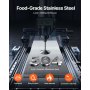 2.4L Electric Cheese Dispenser with Pump Commercial Hot Fudge Warmer 86℉-230℉