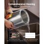 2.4L Electric Cheese Dispenser with Pump Commercial Hot Fudge Warmer 86℉-230℉