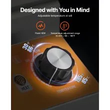 0.8L Electric Bottle Warmer with Bottle Commercial Hot Fudge Warmer 86-185℉