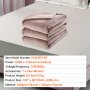 VEVOR Heated Blanket Electric Throw, 100" x 90" King Size, Soft Flannel Heating Blanket with 10 Hours Timer Auto-off & 5 Heating Levels, Dual Control, Machine Washable, ETL & FCC Certification (Beige)