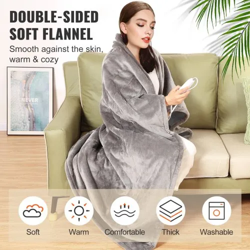VEVOR Heated Blanket Electric Throw, 72