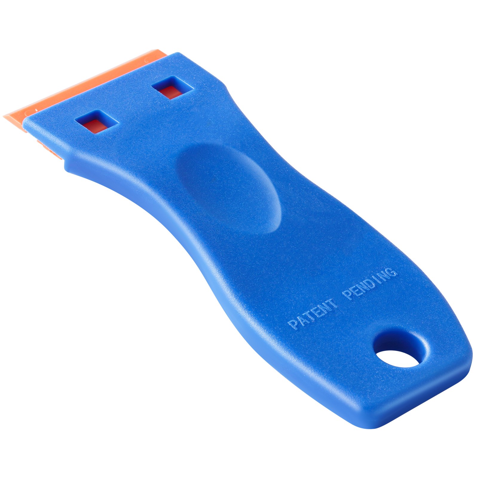 VEVOR Plastic Razor Blade Scraper, 2PCS Scraper Tool, 120PCS Plastic Blades, Cleaning Scraper Remover for Stickers, Decals, Adhesive, Labels, Paint from Glass, Car, Window, Caulk, No Scratches, Blue