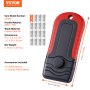 VEVOR Razor Blade Scraper Locking Scraper Tool 15 Extra Blades with Security Cap