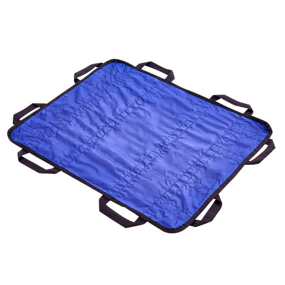 VEVOR Positioning Bed Pad with 8 Reinforced Handles, 48" x 40" Lifting, Turning, Repositioning, Patient Transfer Sheet Washable for Elderly, Patient, Bedridden, 400LBS Capacity