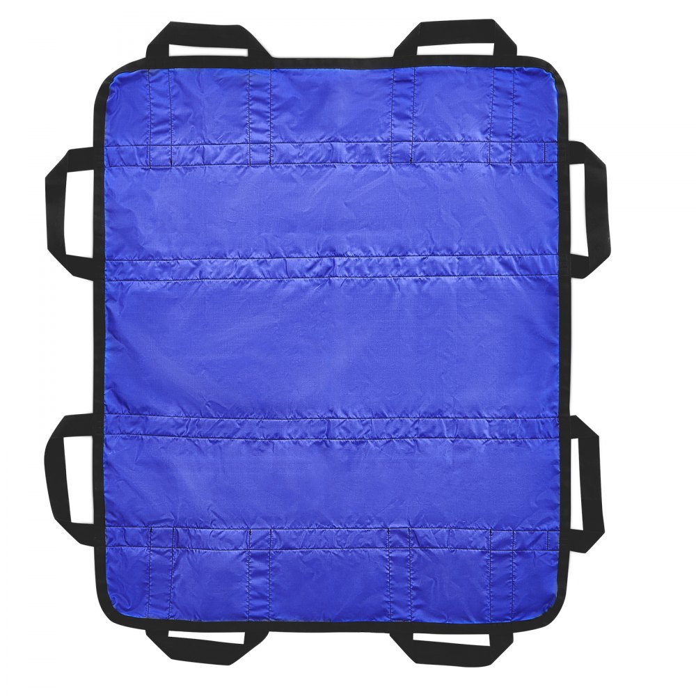 VEVOR Positioning Bed Pad with 8 Reinforced Handles, 48" x 40" Lifting, Turning, Repositioning, Patient Transfer Sheet Washable for Elderly, Patient, Bedridden, 400LBS Capacity