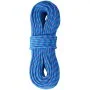 VEVOR 10.2mm Dynamic Climbing Rope, 60M(197ft) Outdoor Rock Climbing Rope 25KN Breaking Tension, Stretchable Fiber Rope with Steel Snap Hooks for Escape, Rappelling, Fire Rescue, Blue