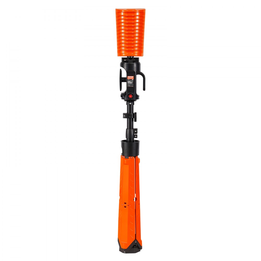 VEVOR Led Work Light 20000lm, Work lights with Stand Dual Head 200w, 27.6"-70" Height Adjustable, with Foldable Tripod Stand & Remote Control, Brightness & Temperature Adjustment