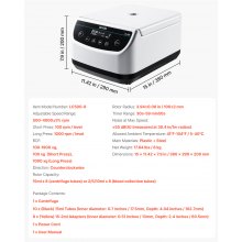 Centrifuge Machine 2/5/10/15ml Low Speed 500-4000rpm with 1 Rotor and Timer