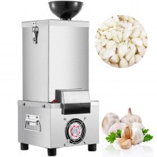 VEVOR 110V Commercial Garlic Peeling Machine 200W 25KG/H Electric Stainless Steel Automatic Powerful for Household and Commercial Use Restaurants Barbecue Shops Canteen Hotels