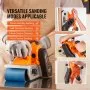 VEVOR 10AMP Belt Sander, 4" x 24" Belt Sanders for Woodworking with 6 Speeds 274-480 m/min, Powerful Sander Machine with 2 in 1 Vacuum Adapter, 2 Dust Bags, 2 Sanding Belts
