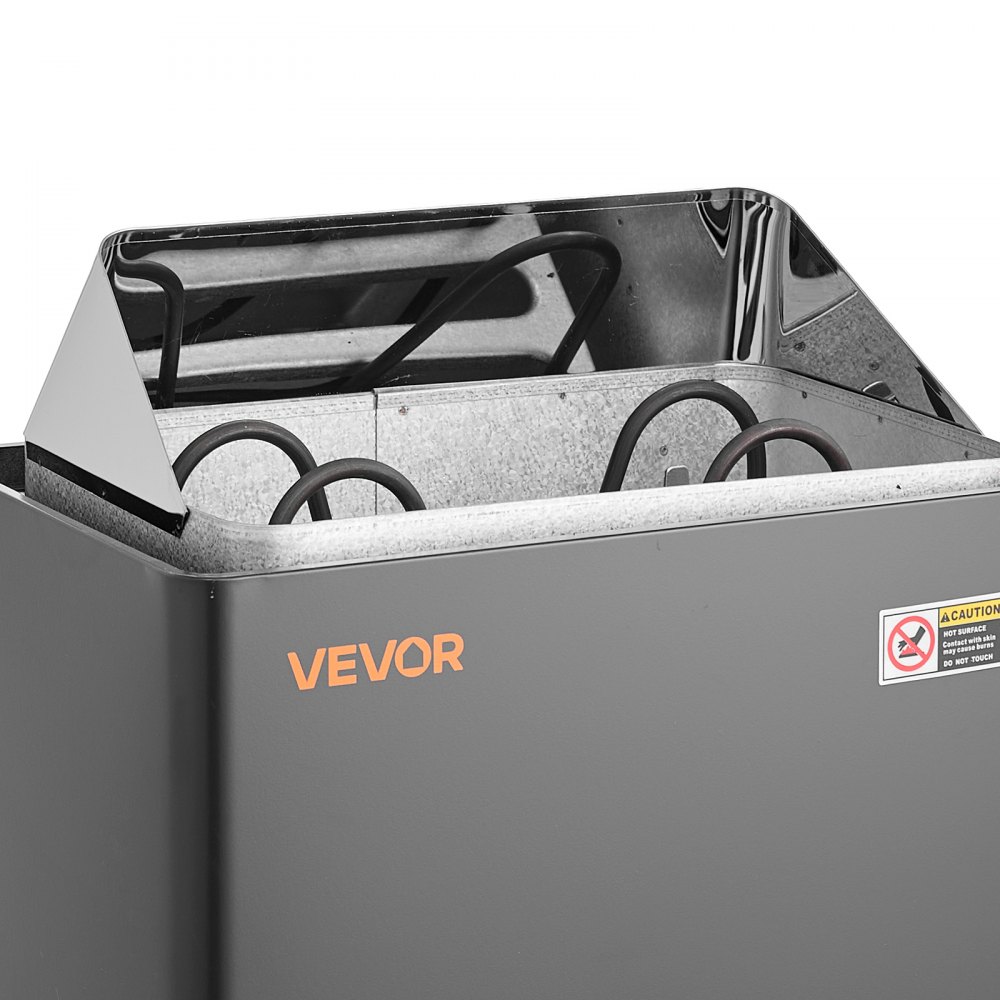 VEVOR Sauna Heater, 2KW AC 120V Electric Sauna Stove, Dry Steam Bath Saunas Stove with Pre-Drilled Bracket, Fit 52.9 to 88.2 CU.FT Saunas Rooms, Steam Bath Stoves for Home, Commercial, Leisure Venues