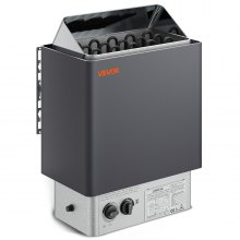 VEVOR 9KW Sauna Heater, Steam Bath Sauna Heater with Built-In Controls, Electric Sauna Stove, 3h Timer and Adjustable Temp for Max. 317-459 Cubic Feet, Home Hotel Spa Shower Use 220V