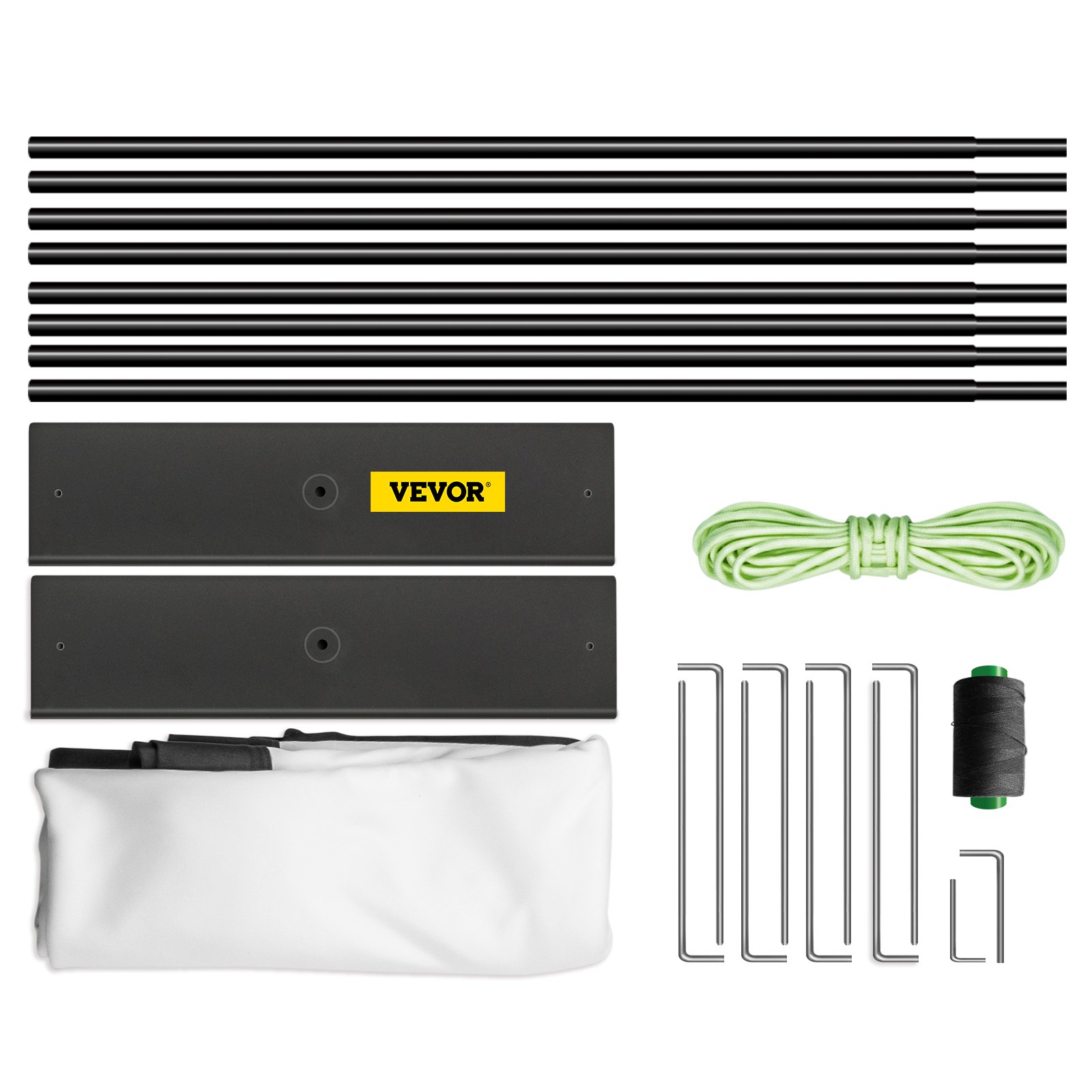 VEVOR Outdoor Movie Screen, 135" Portable Movie Screen, 16:9 HD Wide Angle Outdoor Projector Screen, Easy Assembly Portable Projector Screen w/ Storage Bag & Stand, Projector Screen for Outdoor Use