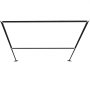 portable projector screen frame, metal construction with sturdy support, VEVOR portable projector screen.
