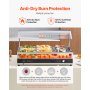 Commercial Soup Warmer Soup Station with Cover 2-Pot & 6-Pan Soup Kettle