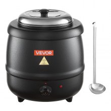 Commercial Soup Warmer Soup Station with 10Qt Pot Soup Kettle Warmer