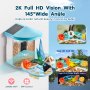 VEVOR Smart Bird Feeder with Camera AI Identify 10000+ Bird Specie Solární napájení