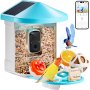 VEVOR Smart Bird Feeder with Camera 2K HD AI Identify Bird Species Solární napájení