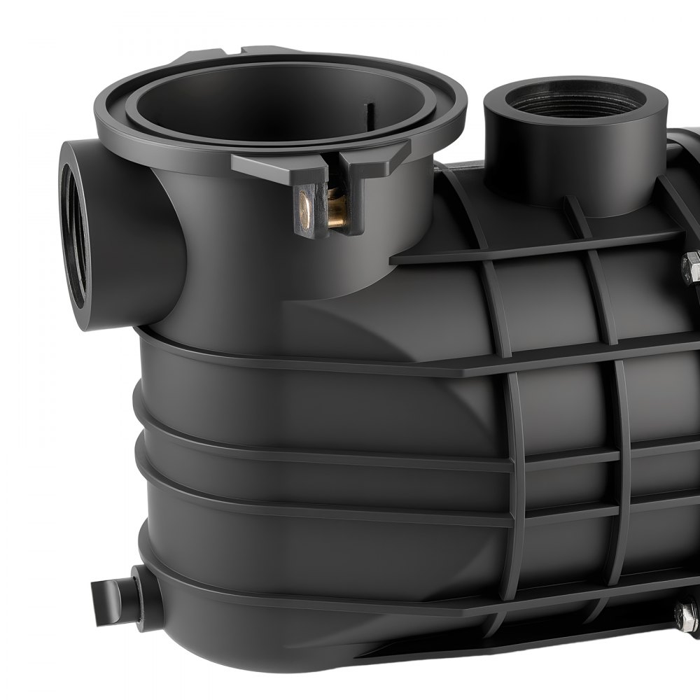 VEVOR Pool Pump, 3000W, 35,000 L/H Max Flow Single Speed Swimming Pool Pump, AC 220-240V, 2860 RPM, 19 m Max Head, with 24-Hour Timer & Filter Basket, for Above-Ground & In-Ground Pools, Hot Tubs, Spas