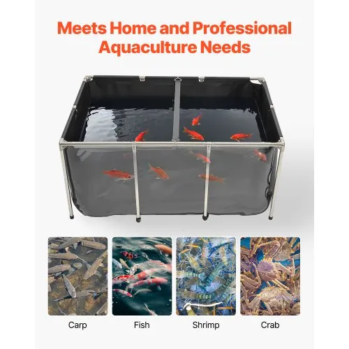 VEVOR Above-Ground Fish Pond  270-Gallon Capacity