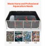 Canvas Fish Pond Above Ground Koi Tank 470 Gal with Clear Viewing Panel