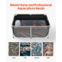 Canvas Fish Pond Above Ground Koi Tank 126.8 Gal with Clear Viewing Panel