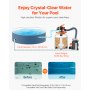 12 in Sand Filter Pump for Above Ground Swimming Pools 1/3 HP 2650 GPH Flow Rate