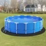 VEVOR 18ft Round Pool Liner Pad, Pool Liner Pad for Above Ground Swimming Pools, Pool-Mat Prevents Punctures, Recycled Geotextile Material Underlayment Pads, Extend Service Life