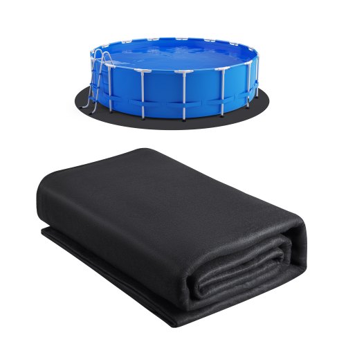 VEVOR 15ft Round Pool Liner Pad for Above Ground Pools Heavy Duty Pool Mat