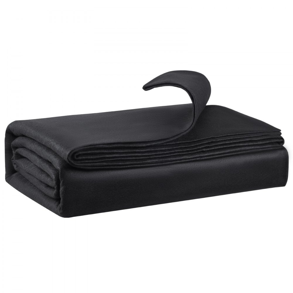 VEVOR 12ft Round Pool Liner Pad, Pool Liner Pad for Above Ground Swimming Pools, Extra-Thick Pool Mat, Prevents Punctures, Recycled Geotextile Material Underlayment Pad, Extend Liner Life